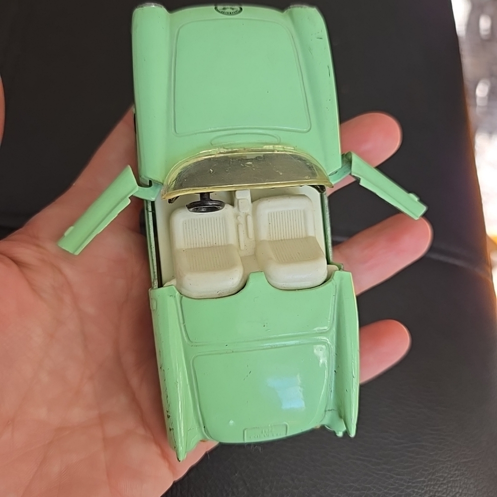 1956 Chevrolet Corvette 1:32 scale diecast Unbranded Teal Pull-back Action